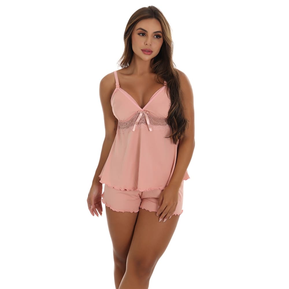 Pijama BabyDoll Amamentação - Compre 1, Leve 2!